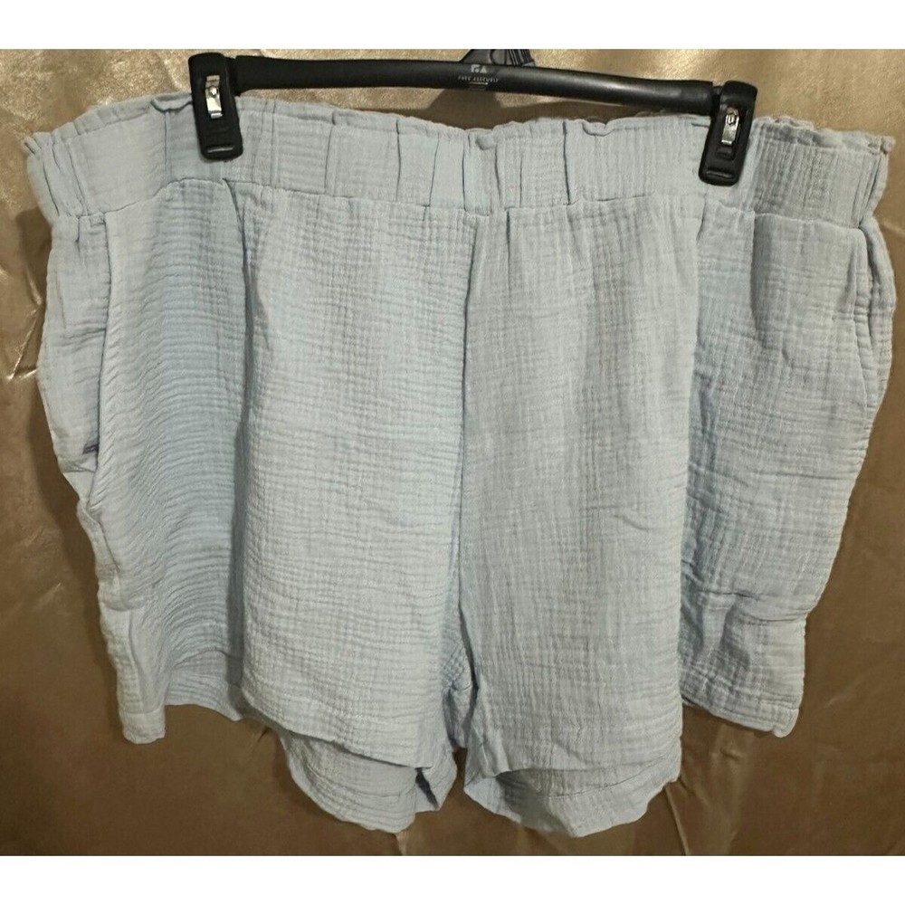 Womens Stitch Star Pull On Elastic Shorts Size 3X NWT